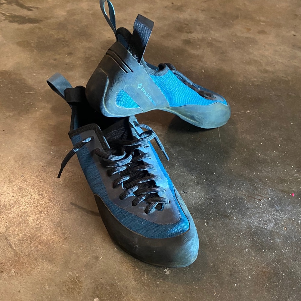 Black Diamond climbing shoes